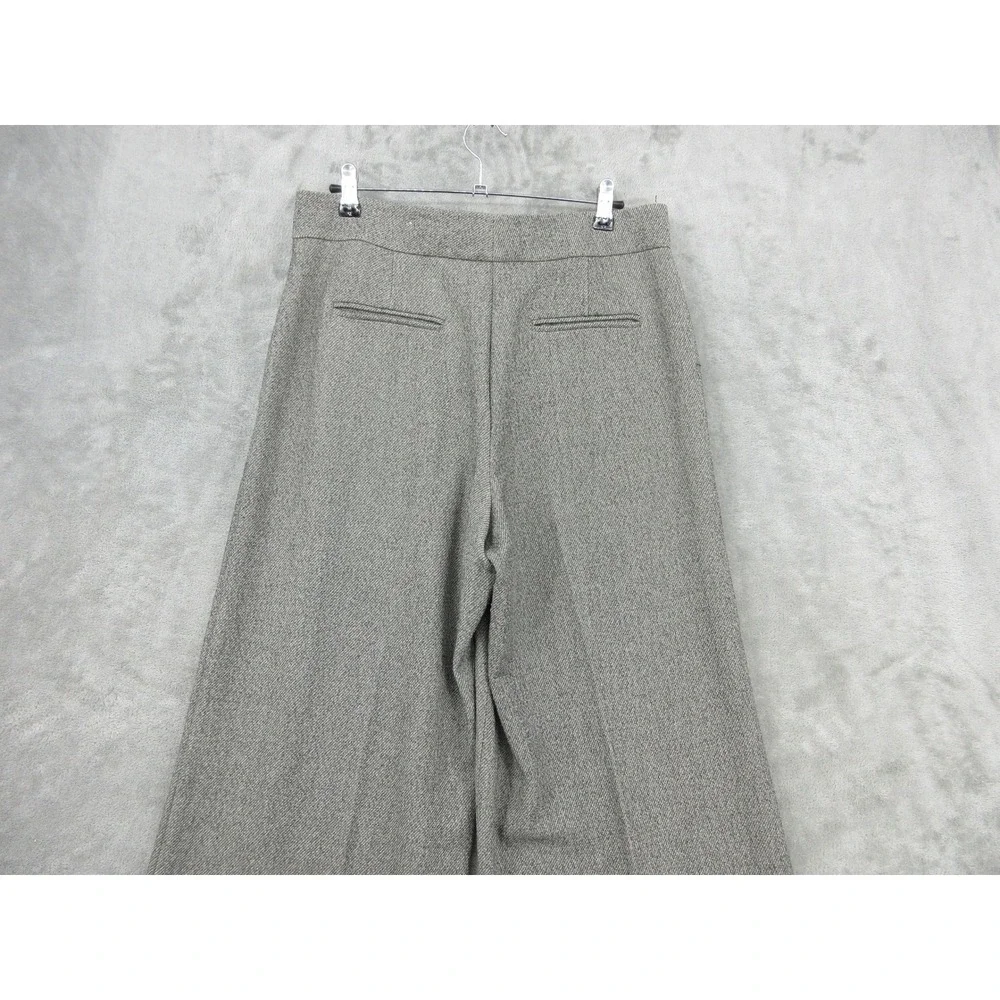 Ann Taylor Pants Womens 8 Wide Leg Office‎ Career Gaucho High Waist Trouser Gray